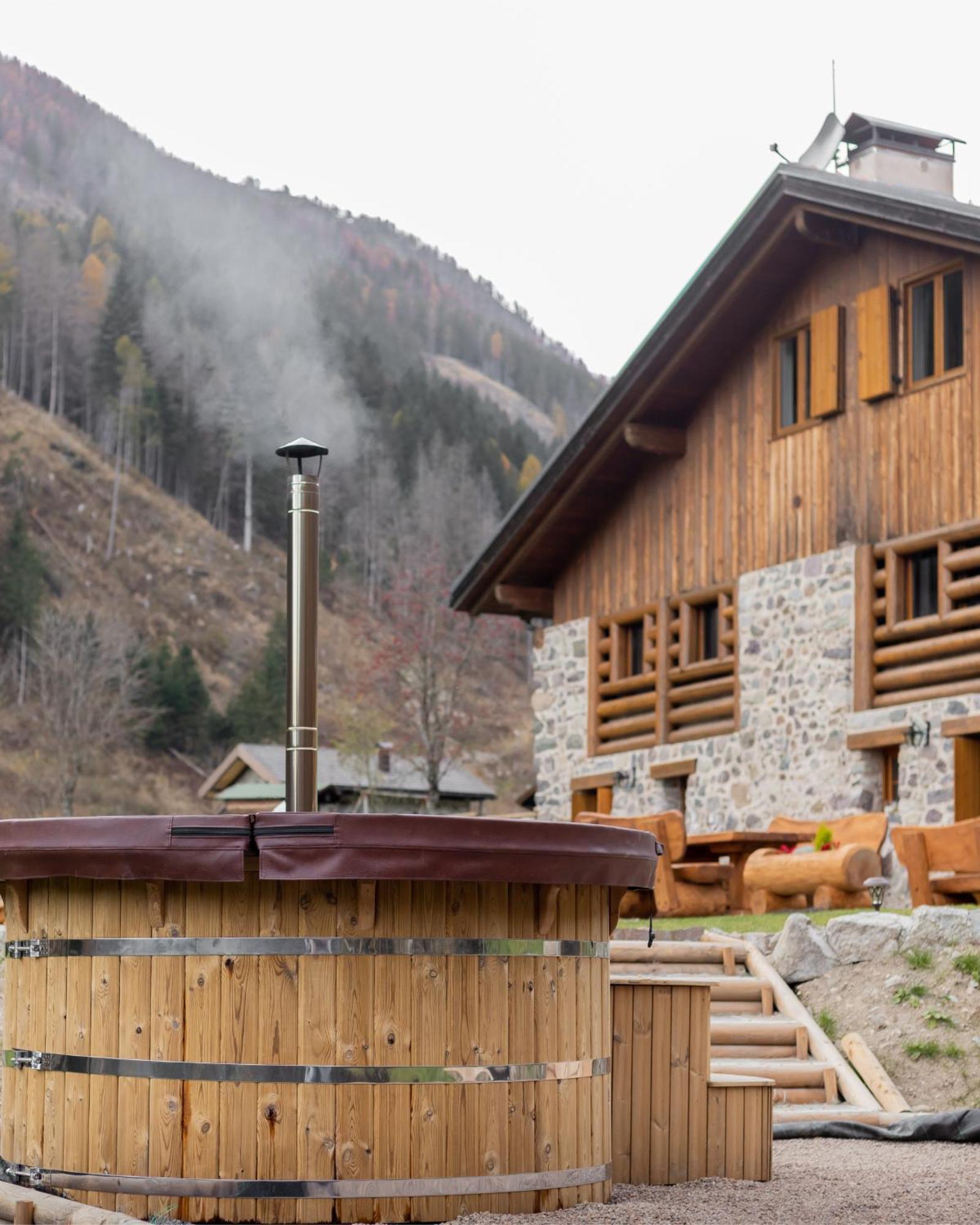 Chalet Al Maso Val Calamento Telve Exteriör bild