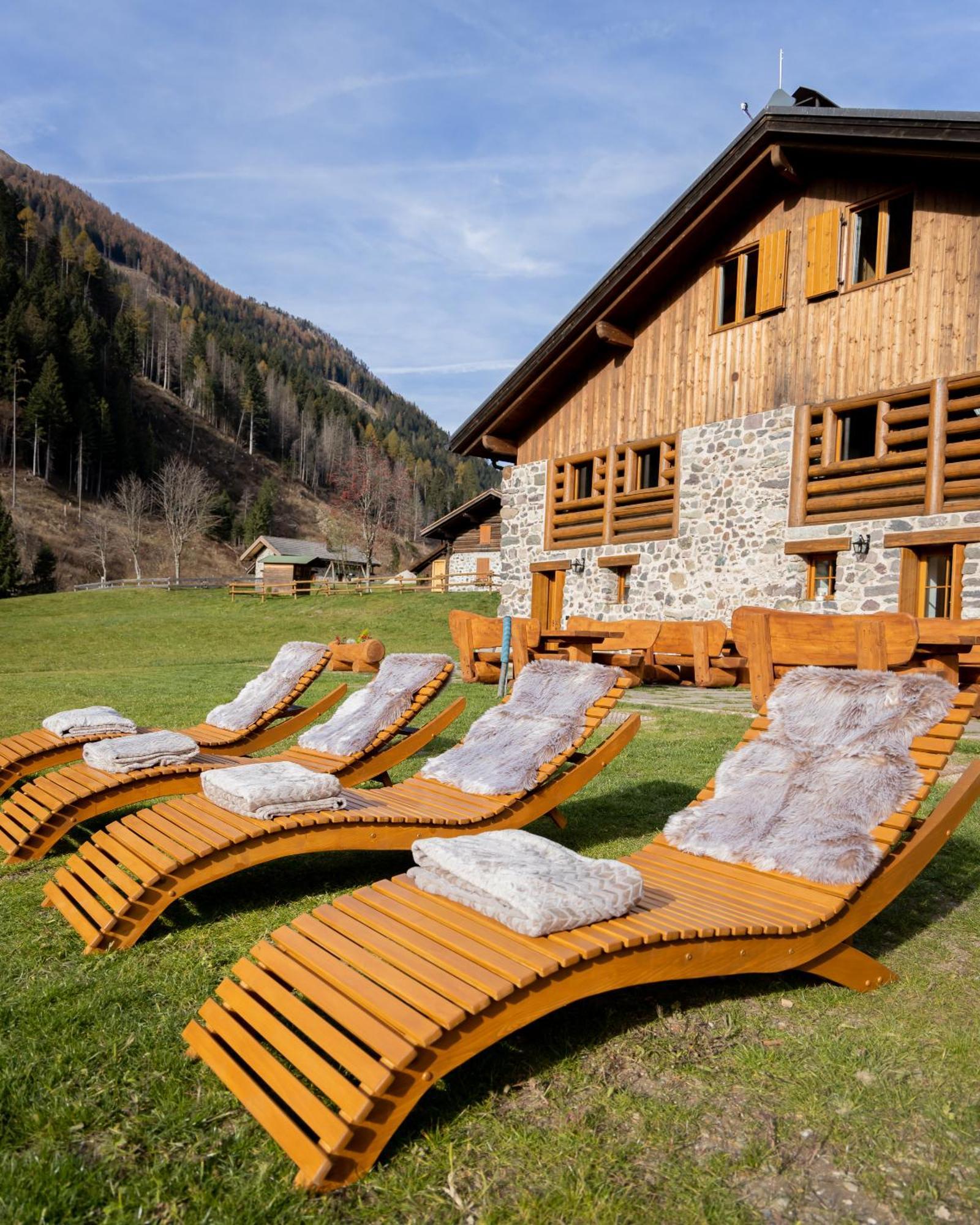 Chalet Al Maso Val Calamento Telve Exteriör bild
